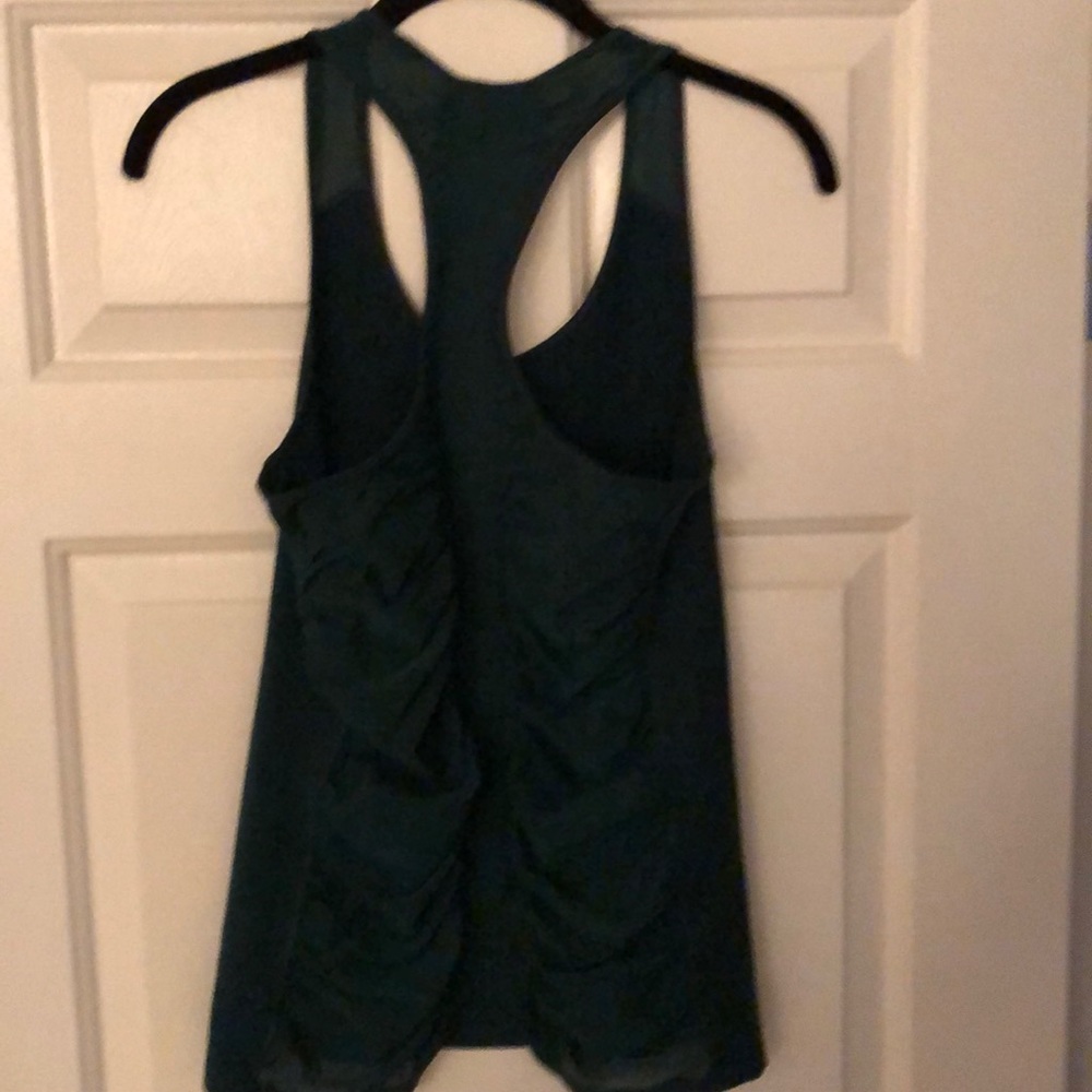 Athleta green tank top size small